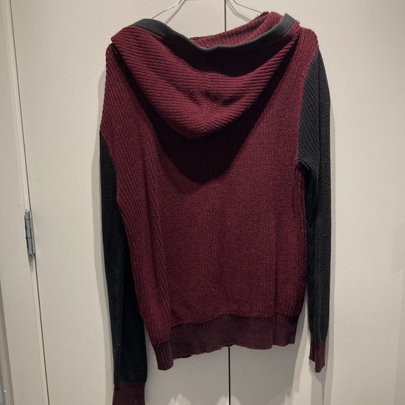 Guess Knit Zip up Sweater with Hood - Picture 5 of 5